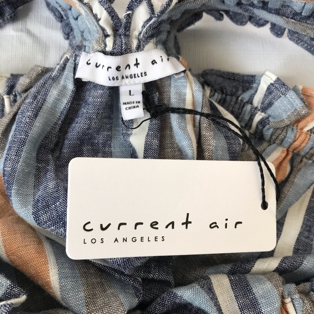 Current Air Los Angeles Multi Stripe Top NWT